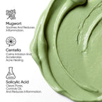 Mugwort Anti-Acne Clay Stick | Salicylic Acid Pore Treatment