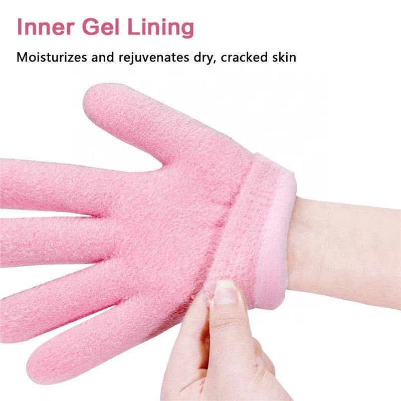 Reusable Silicone Moisturizing Gloves