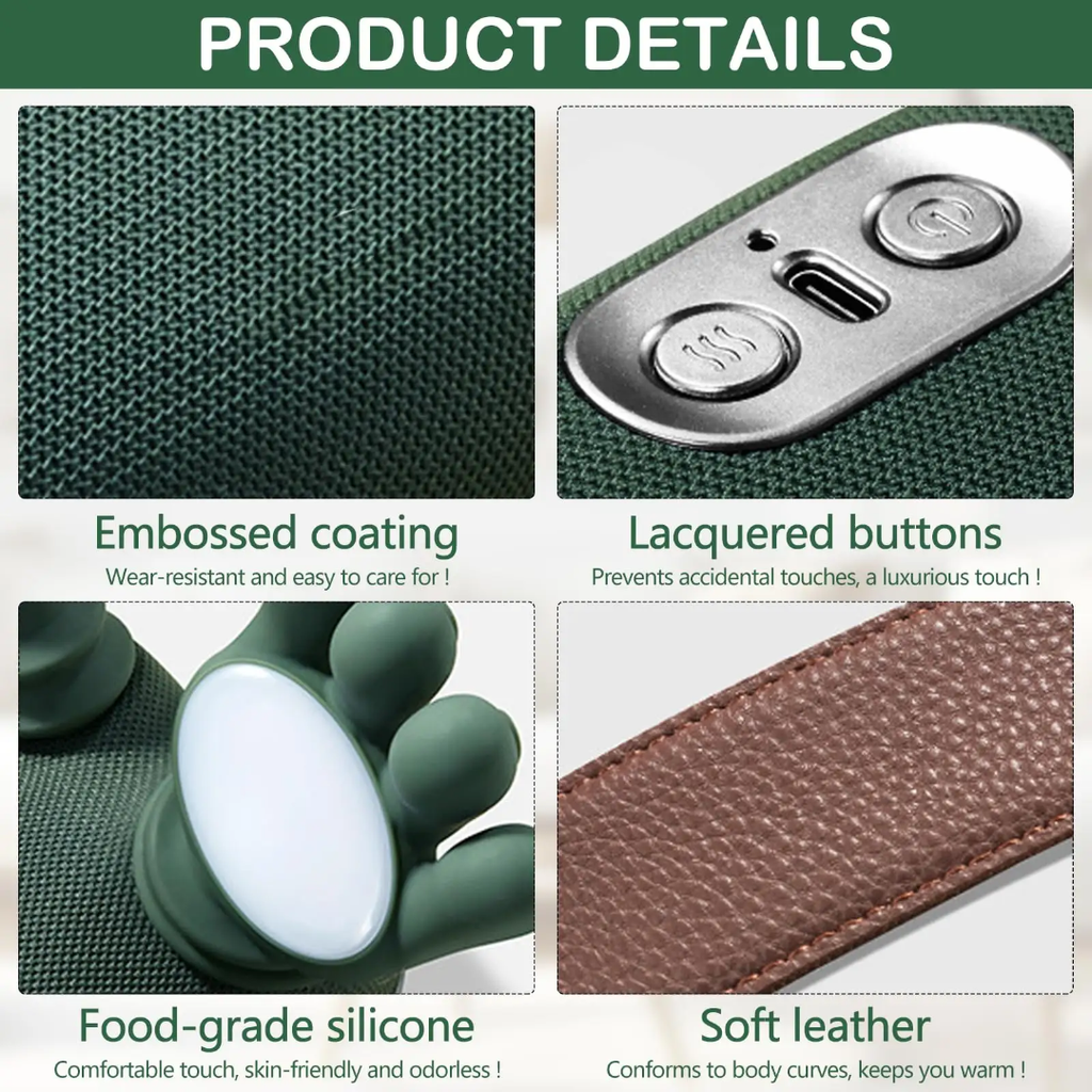 Cordless 3D Neck and Back Electric Massager