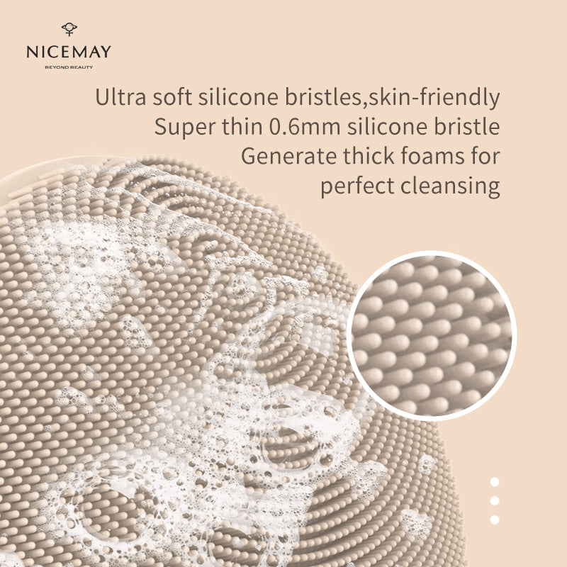 Electric Silicone Facial Cleansing Device