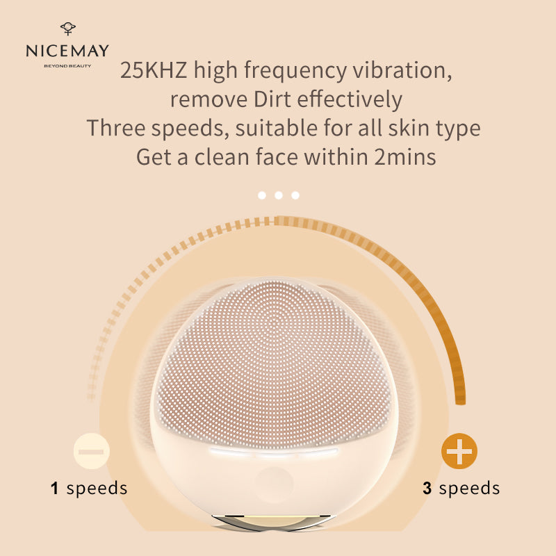 Electric Silicone Facial Cleansing Device