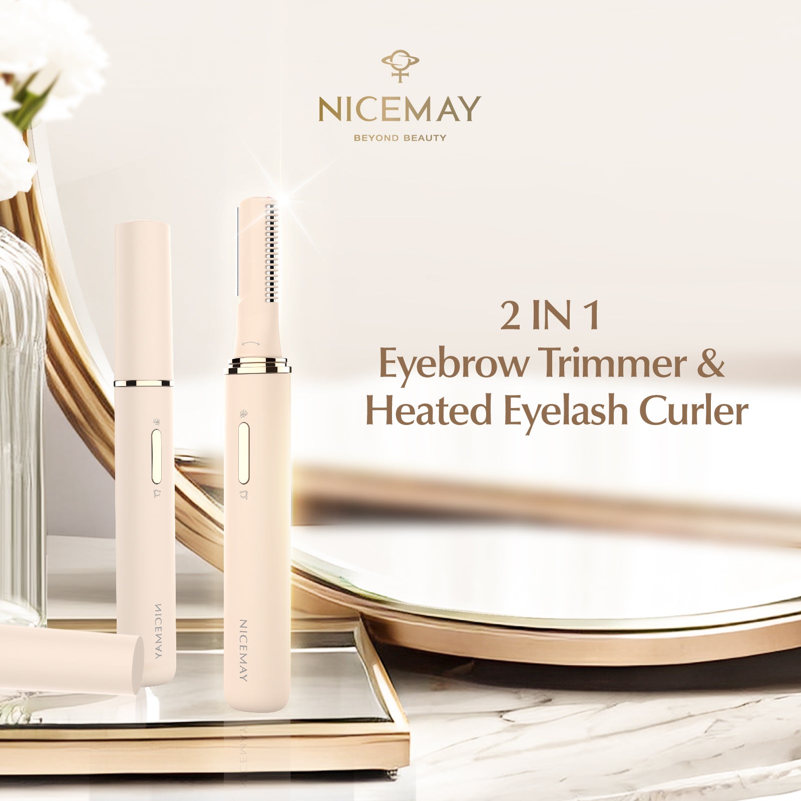 2-in-1 Electric Eyebrow Trimmer & Epilator