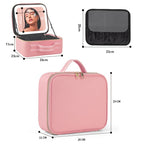 Makeup Bag with Mirror & Light
