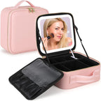Makeup Bag with Mirror & Light