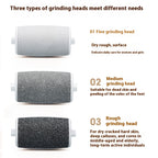 Electric Callus Remover | 3 Grinding Heads