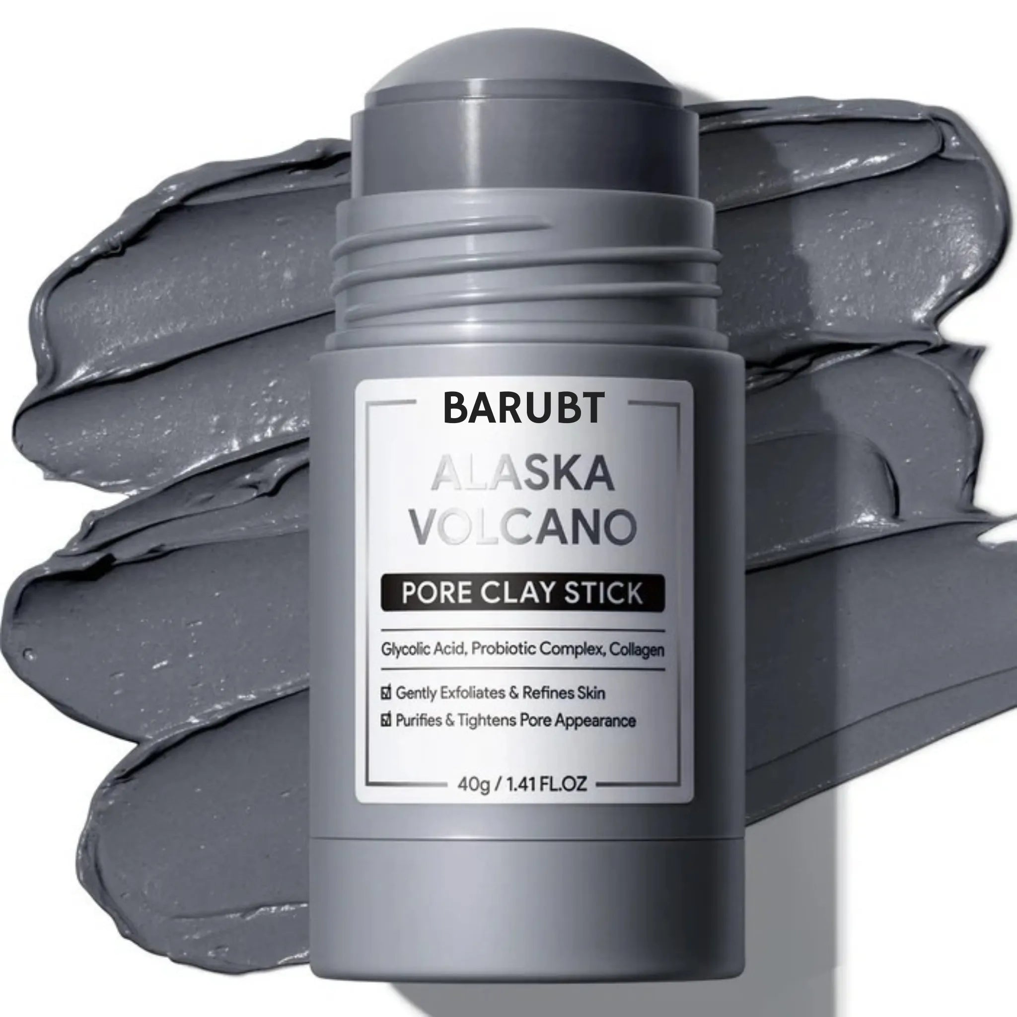 Alaska Volcano Pore Clay Stick | Deep Pore Detox in 10 Minutes