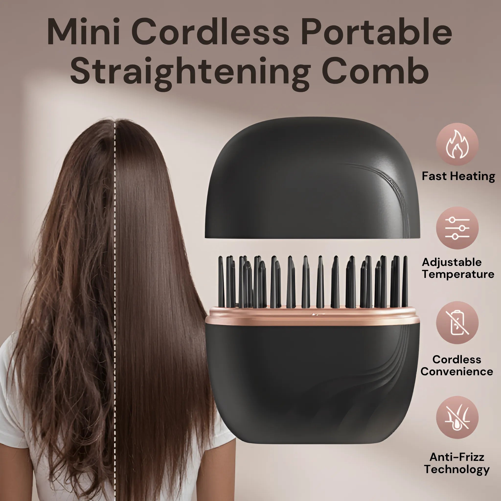 Mini Portable Hair Straightner