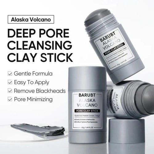 Alaska Volcano Pore Clay Stick | Deep Pore Detox in 10 Minutes