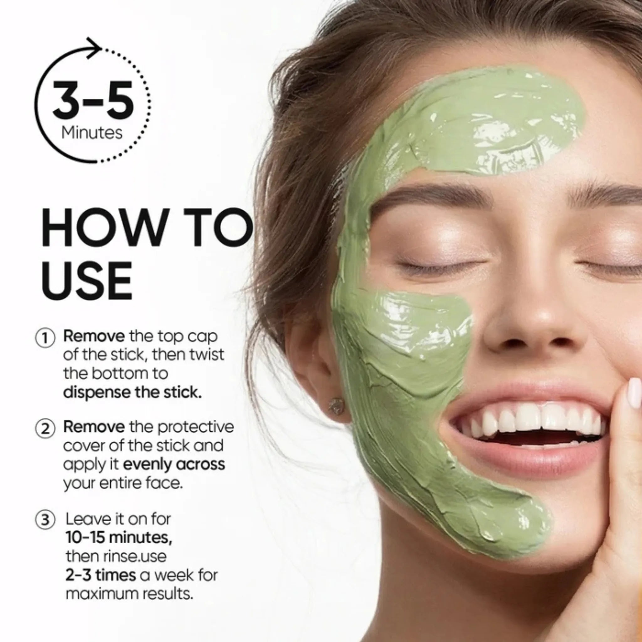 Mugwort Anti-Acne Clay Stick | Salicylic Acid Pore Treatment