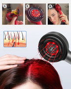Red Light Hair Growth Brush | 72-Bristle Scalp Massager
