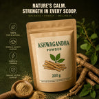 Ashwagandha Powder KSM-66 stress relief adaptogen by SkinGems