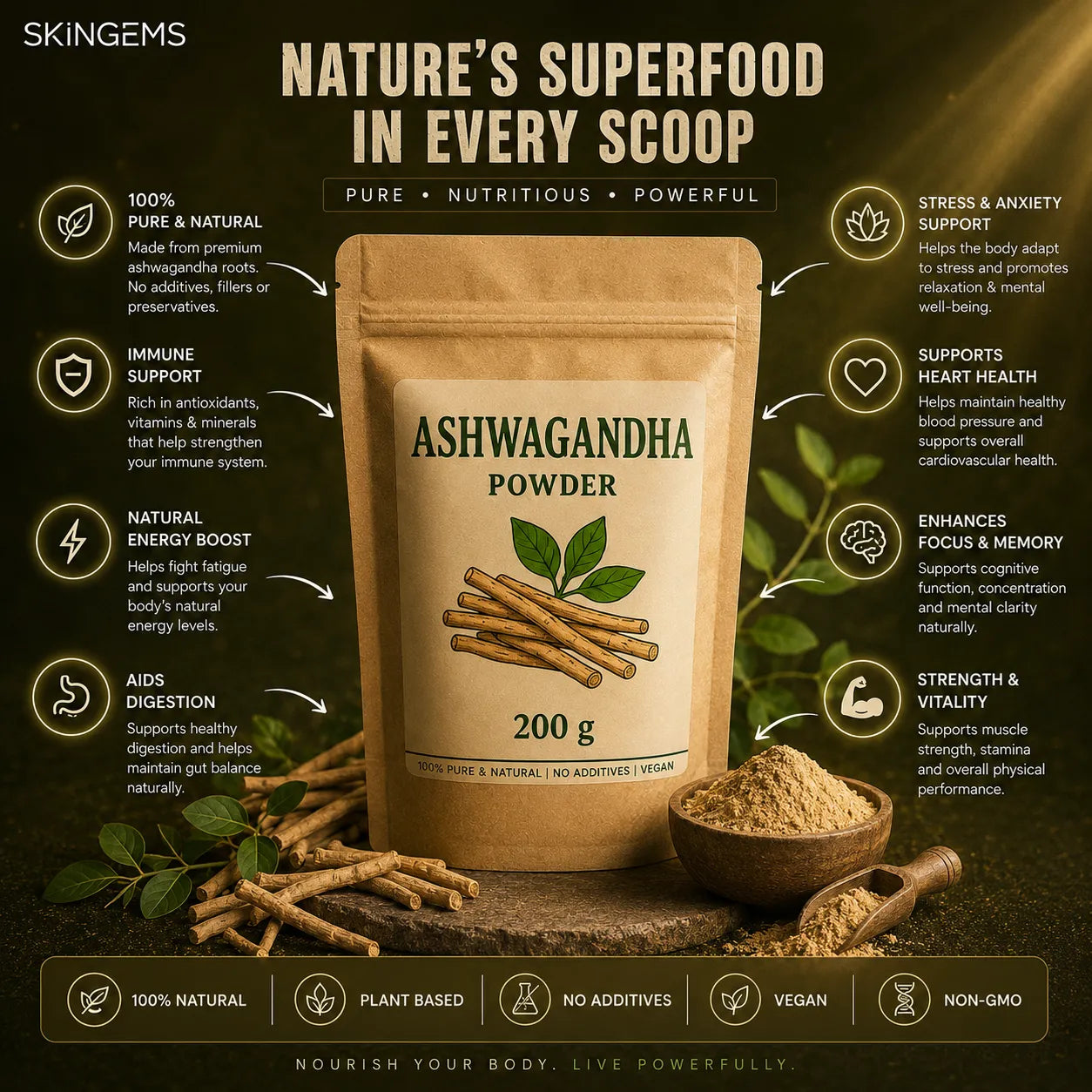 Morning to Night Wellness Stack | Moringa, Beetroot & Ashwagandha