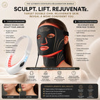 Facial Sculpting System with 7-Color LED Mask and EMS Jawline Sculptor by SkinGems