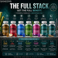Full Stack all 7 supplement gummies wellness bundle by SkinGems