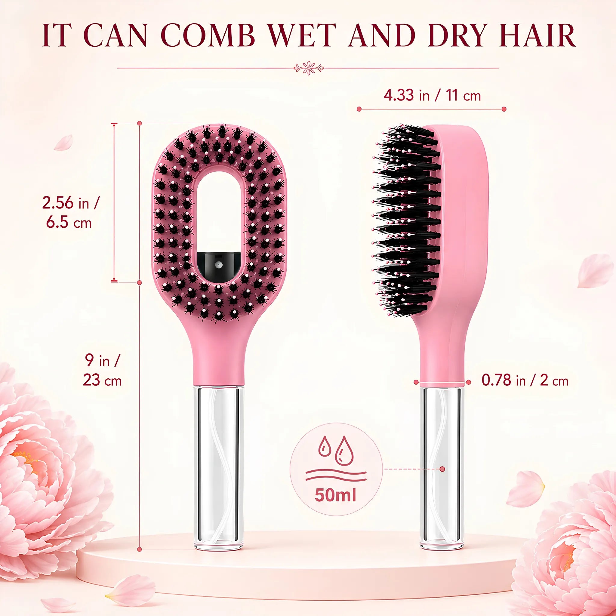 2-in-1 Hair Mist Brush