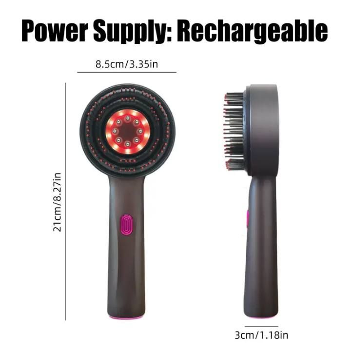 Red Light Hair Growth Brush | 72-Bristle Scalp Massager