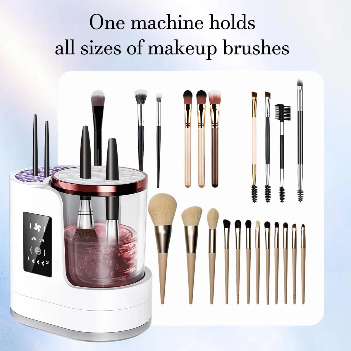 Electric Makeup Brush Cleaner | Clean. Dry. Done.