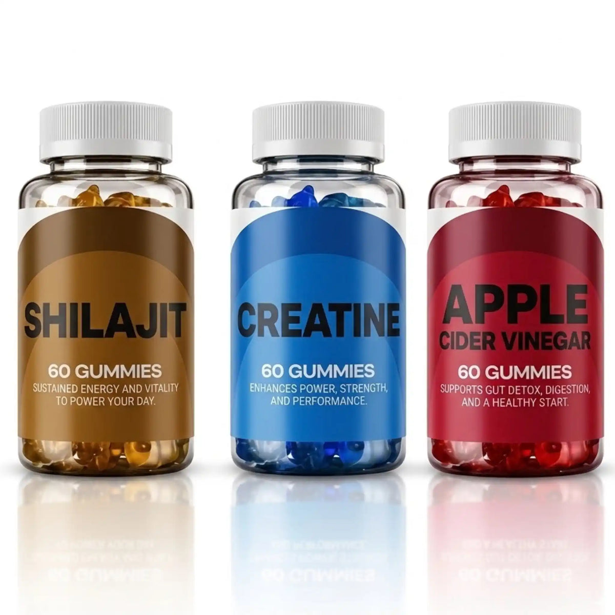 Power Bundle | Strength, Energy & Detox Gummies