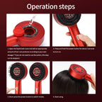 Red Light Hair Growth Brush | 72-Bristle Scalp Massager
