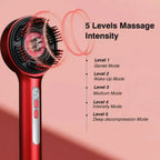 Red Light Hair Growth Brush | 72-Bristle Scalp Massager