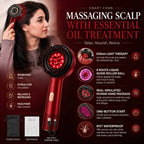 Red Light Hair Growth Brush | 72-Bristle Scalp Massager