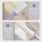 Self Cleaning Hair Brush | Anti-Static Scalp Massage Comb