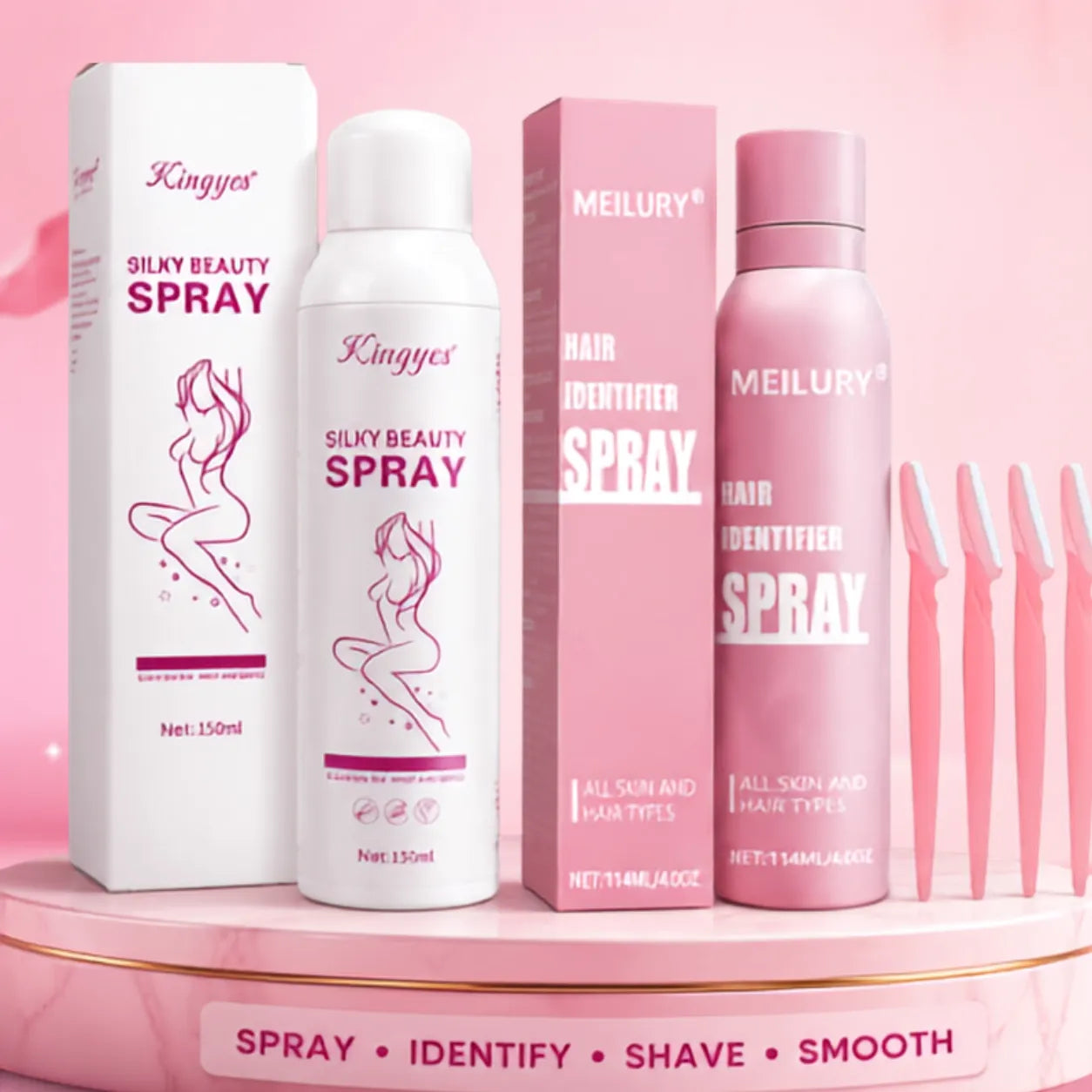 Hair Removal Duo — Face Hair Identifier + Body Hair Removal
